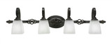 Elegante 4 Light Bath Bar 9.5 x Inches by Toltec  - 164--95-395