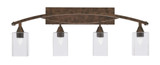 Bow 4 Light Vanity Bar Light 37 Inch Length by Toltec - 174-135-53