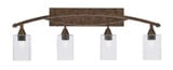Bow 4 Light Vanity Bar Light 37 Inch Length by Toltec - 174-135-53