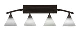 Bow 4 Light Vanity Light 38.5 Inch Length by Toltec - 174--115-385
