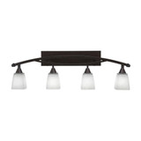 Bow 4 Light Vanity Light 37.5 Inch Length by Toltec - 174--1225-375