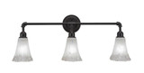 Vintage 3 Light Vanity Light 31.5 Inch Length by Toltec - 183--13-315