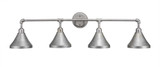 Vintage 4 Light Vanity Light 43.5 Inch Length by Toltec - 184--11-435