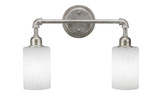 Vintage 2 Light Vanity Light 16.25 Inch Length by Toltec - 182-DG-300