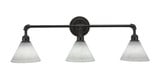 Vintage 3 Light Vanity Light 33 Inch Length by Toltec - 183--11-33
