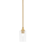 Any 1 Light Steel Mini Pendant 8 Inch Tall by Toltec - 23-4-8-