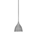 Any 1 Light Hang Straight Swivel Small Pendant 7.5 Inch Tall by Toltec - 23-6-75-