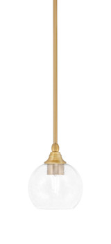 1 Light Stem Hung Mini Pendant 7.25 Inch Tall by Toltec - 23-BC-4100