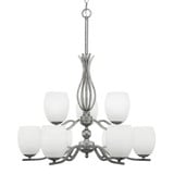 Revo 9 Light Small Chandelier by Toltec 249-1422