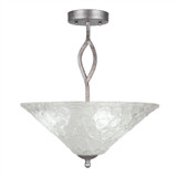 Revo 3 Light 16 Inch Wide Semi Flush Mount by Toltec - 242-161775
