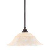 Any 1 Light Steel Large Pendant 20 Inch Wide by Toltec - 26-20-95-