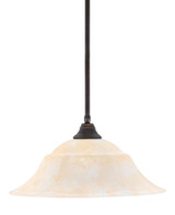 Any 1 Light Steel Large Pendant 20 Inch Wide by Toltec - 26-20-95-