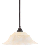 Any 1 Light Steel Large Pendant 20 Inch Wide by Toltec - 26-20-95-