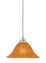 Any 1 Light Tiger Glass Medium Pendant 14 Inch Wide by Toltec - 26-14-9-