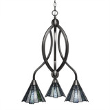 Bow 3 Light Small Chandelier by Toltec 263-18275 - 263-18275