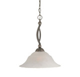 Bow 1 Light Large Pendant 19.25 Inch Tall by Toltec - 271-16-1925-