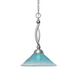 Bow 1 Light Large Pendant 19.5 Inch Tall by Toltec - 271-16-195-
