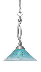 Bow 1 Light Large Pendant 19.5 Inch Tall by Toltec - 271-16-195-