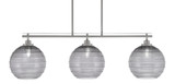 Odyssey 3 Light Small Island Pendant 42 Inch Length by Toltec - 2636-MB-5120