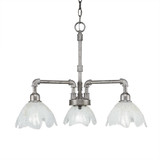 Vintage 3 Light Medium Chandelier by Toltec 283-20519 - 283-20519