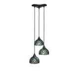 Europa 3 Light Medium Pendant 13.5 Inch Wide by Toltec - 28-135-675-