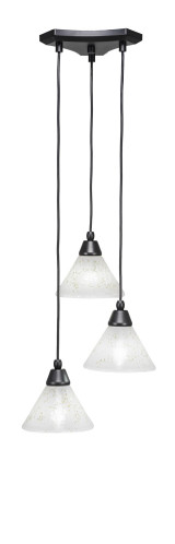 Europa 3 Light Medium Pendant 14 Inch Wide by Toltec - 28-14-675-
