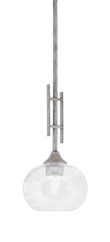 Uptowne 1 Light Small Stem Hung Pendant 18 Inch Tall by Toltec - 320-DG-202
