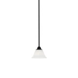 Paramount 1 Light Stem Hung Small Pendant 9 Inch Tall by Toltec - 3401-MB-302