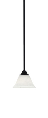 Paramount 1 Light Stem Hung Small Pendant 9 Inch Tall by Toltec - 3401-MB-302