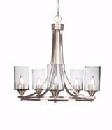 Paramount 5 Light Medium Chandelier by Toltec 3405-222225 - 3405-222225