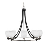 Paramount 8 Light Large Chandelier by Toltec 3408-MBBR-500