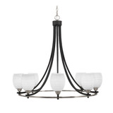 Paramount 8 Light Large Chandelier by Toltec 3408-MBBR-500 - 3408-MBBR-500