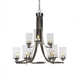 Paramount 9 Light Large Chandelier by Toltec 3409-28752975