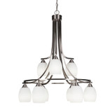 Paramount 9 Light Large Chandelier by Toltec 3419-3036 - 3419-3036