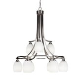 Paramount 9 Light Large Chandelier by Toltec 3419-3036 - 3419-3036