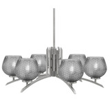 Kurve 6 Light Large Chandelier by Toltec 3706-GP-4602 - 3706-GP-4602_P