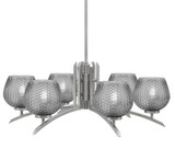 Kurve 6 Light Large Chandelier by Toltec 3706-GP-4602 - 3706-GP-4602_P