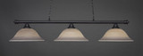 Oxford 3 Light Small Island Chandelier by Toltec 373-161155575 - 373-161155575