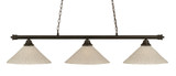 Oxford 3 Light Small Island Chandelier by Toltec 373-161125555 - 373-161125555
