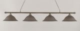 Oxford 4 Light Small Island Chandelier by Toltec 374-1611576 - 374-1611576