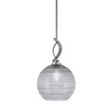 Cavella 1 Light Small Pendant 16 Inch Tall by Toltec - 3901-512
