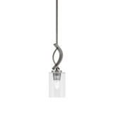 Cavella 1 Light Mini Pendant 13 Inch Wide by Toltec - 3901-34