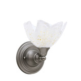 Any 1 Light Ice Glass Wall Sconce 9 Inch Tall by Toltec - 40-8-9-7
