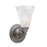 Any 1 Light Cone Glass Wall Sconce 11 Inch Tall by Toltec - 40-55-11-