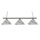 Square 3 Light Small Island Chandelier by Toltec 403-141155325