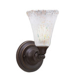 Any 1 Light Cone Glass Wall Sconce 11 Inch Tall by Toltec - 40-55-11-