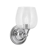 1 Light Bubble Glass Wall Sconce 10.5 Inch Tall by Toltec - 40-48