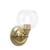 1 Light Bubble Glass Wall Sconce 9.5 Inch Tall by Toltec - 40-4100