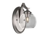 Zilo 1 Light Wall Sconce 9.75 Inch Tall by Toltec - 551-575-975