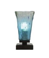 Luna 1 Light Table Lamp 8.75 Inches Tall and 5 Inches Wide by Toltec - 52-5875